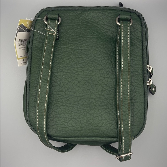 Strada Crossbody Bag Green Compartments Organized Pockets SummerTravel Purse - Picture 2 of 8